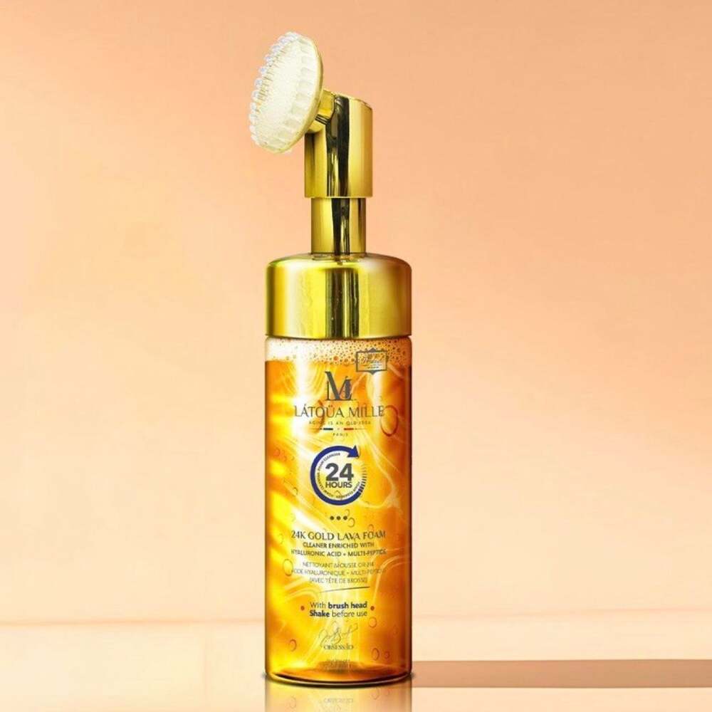 LÁTOÜA MILLE 24K Gold Lava Foam Cleanser